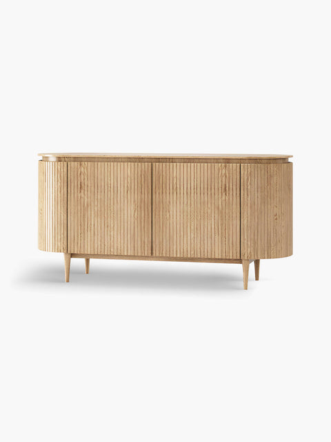 Cabinet with 4 doors in modern nordic style natural 160 cm California