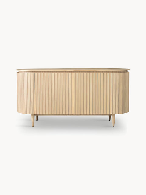 Cabinet with 4 doors in modern nordic style natural 160 cm California
