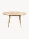 Dining extendable table solid oak modern nordic Sun
