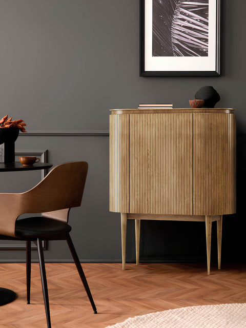 Mobile a 3 ante in rovere massello naturale 105x50x125 cm California