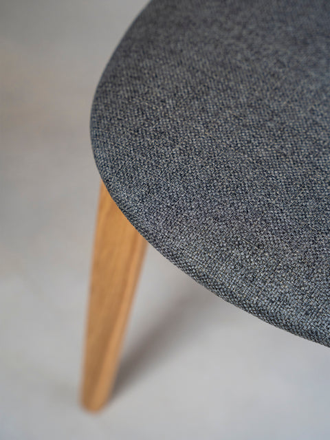 Dining chair from solid oak natural soft 75 cm Positano