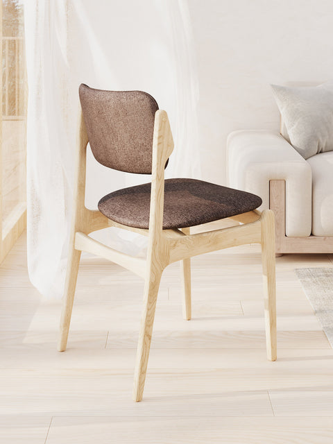 Sedia da pranzo in rovere massello 79 cm nordica moderna Loreto