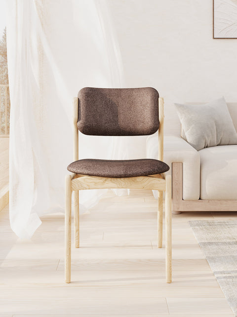 Sedia da pranzo in rovere massello 79 cm nordica moderna Loreto