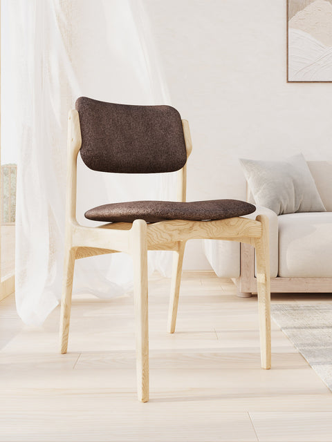 Sedia da pranzo in rovere massello 79 cm nordica moderna Loreto