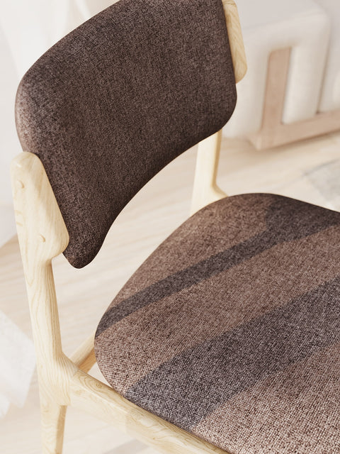 Sedia da pranzo in rovere massello 79 cm nordica moderna Loreto