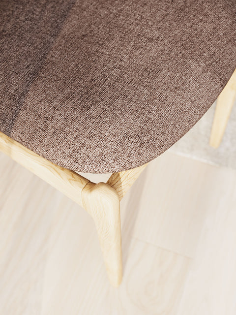 Sedia da pranzo in rovere massello 79 cm nordica moderna Loreto