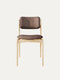 Sedia da pranzo in rovere massello 79 cm nordica moderna Loreto