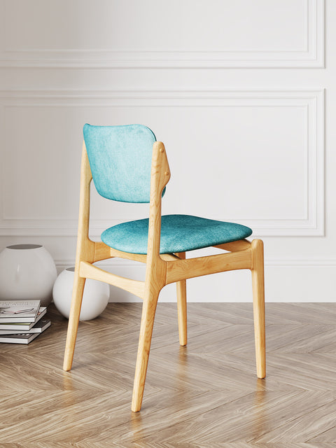 Sedia da pranzo in rovere massello 79 cm naturale moderna Loreto