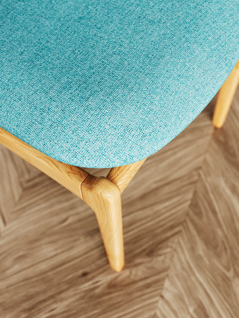 Sedia da pranzo in rovere massello 79 cm naturale moderna Loreto