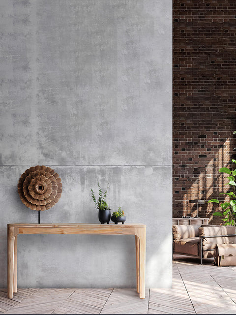 Console from recycled teak modern natural 150x40x80 cm Ivy