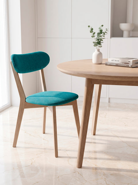 Sedia da pranzo in rovere massello nordico morbido Libero