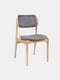 Dining chair from solid oak 79 cm nordic modern Loreto