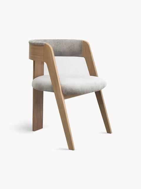 Chair from solid European oak natural 54x59x75 cm California