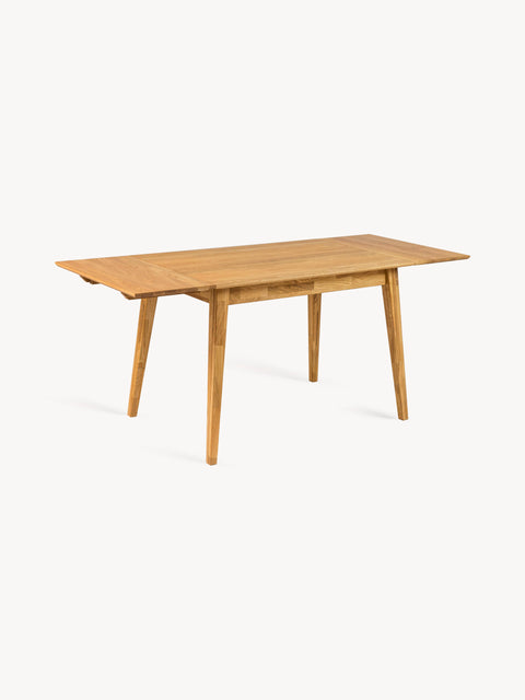 Dining extendable table solid oak modern natural Austin