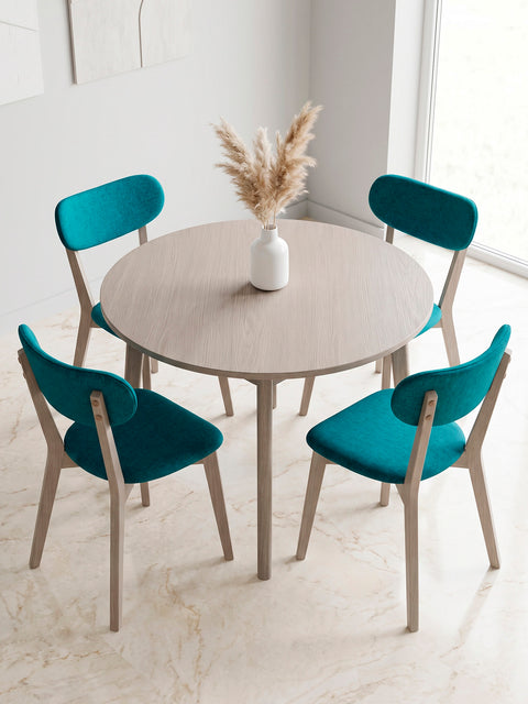 Sedia da pranzo in rovere massello nordico morbido Libero