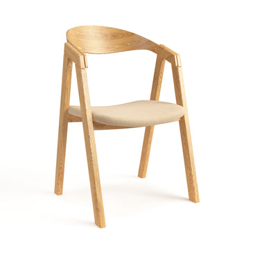 Dining chair of solid oak wood Sorano