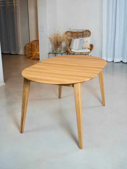 Dining Table solid oak modern nordic natural Florence