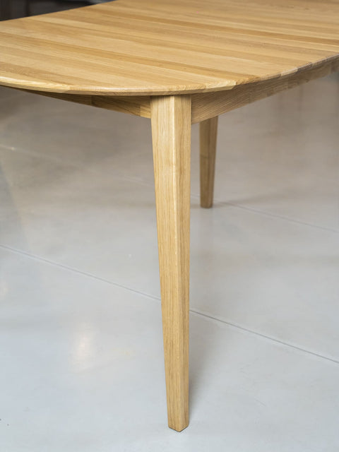Tavolo da pranzo in rovere massello moderno nordico naturale Florence