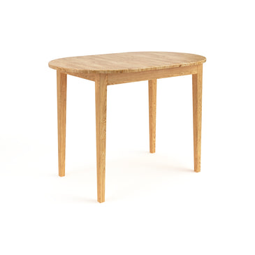 Extendable dining table of solid oak wood Florence