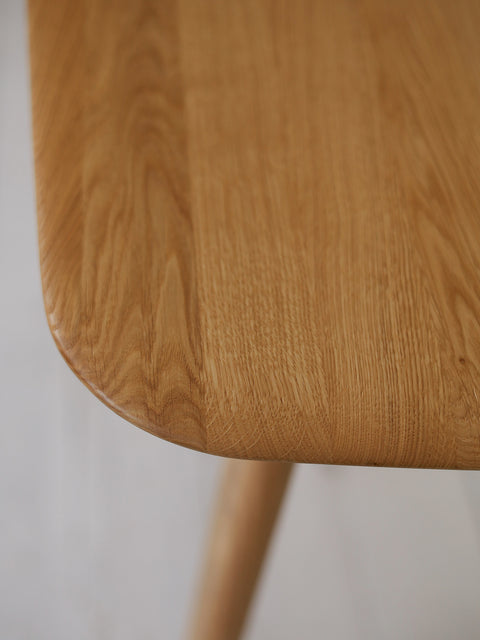 Extendable solid wood oak table natural 160-205x90x76 cm Toscana