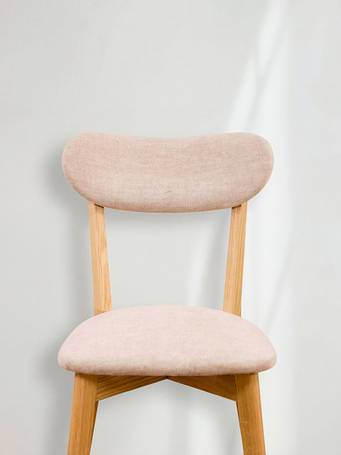 Sedia da pranzo in rovere massello naturale morbido Libero