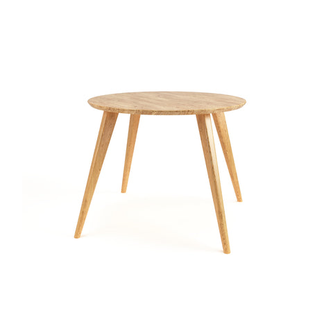 Round dining table of solid oak wood Palermo