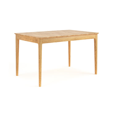 Extendable table of solid oak wood Luca