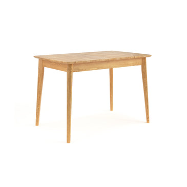 Extendable dining table of solid oak wood Vega