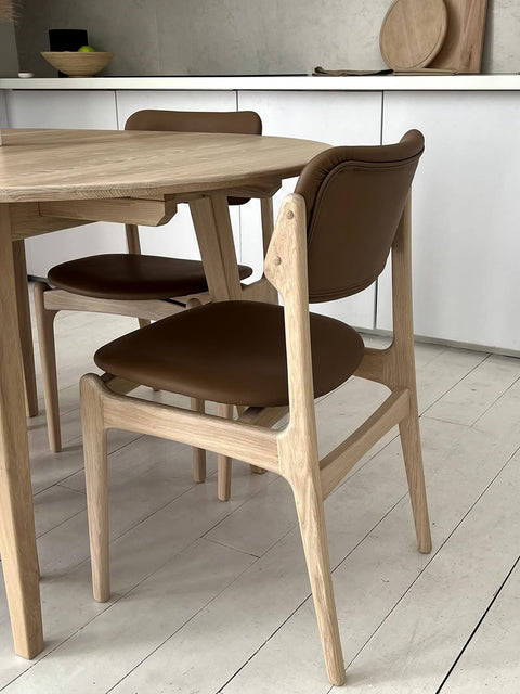 Dining extendable table solid oak modern nordic Sun