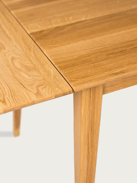 Dining extendable table solid oak modern natural Austin