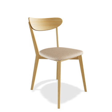 Dining chair of solid oak wood Capalbio