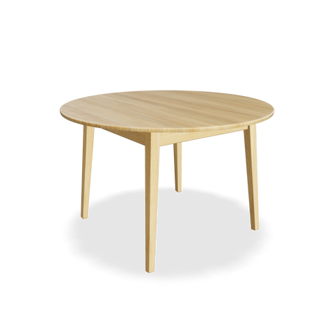 Extendable dining table of solid oak wood Nico