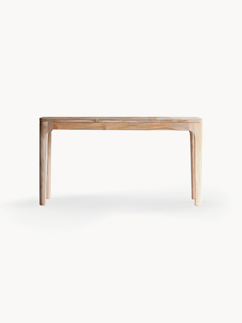 Console from recycled teak modern natural 150x40x80 cm Ivy