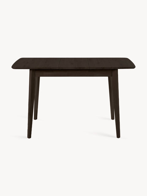 Folding dining table from solid oak modern black cm Vega