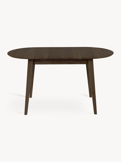 Dining Table of solid oak modern nordic black Florence